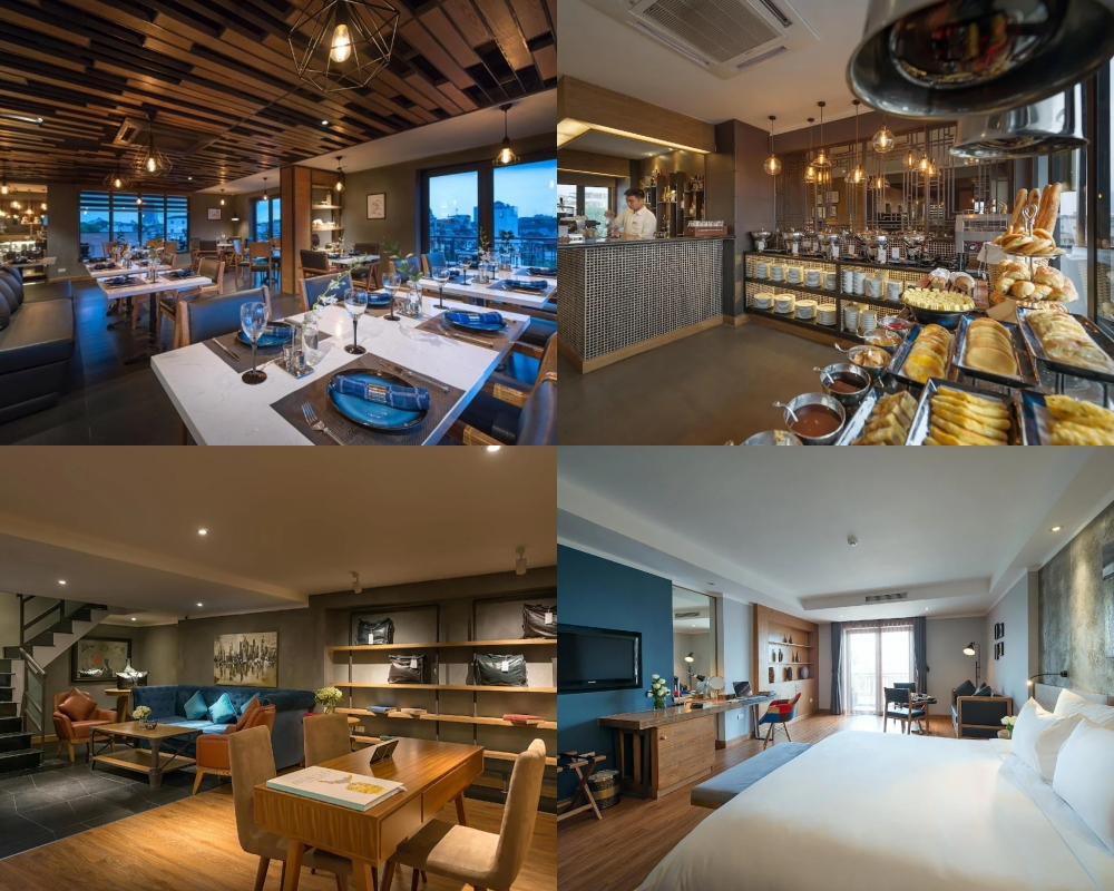 河內住宿推薦示意圖 