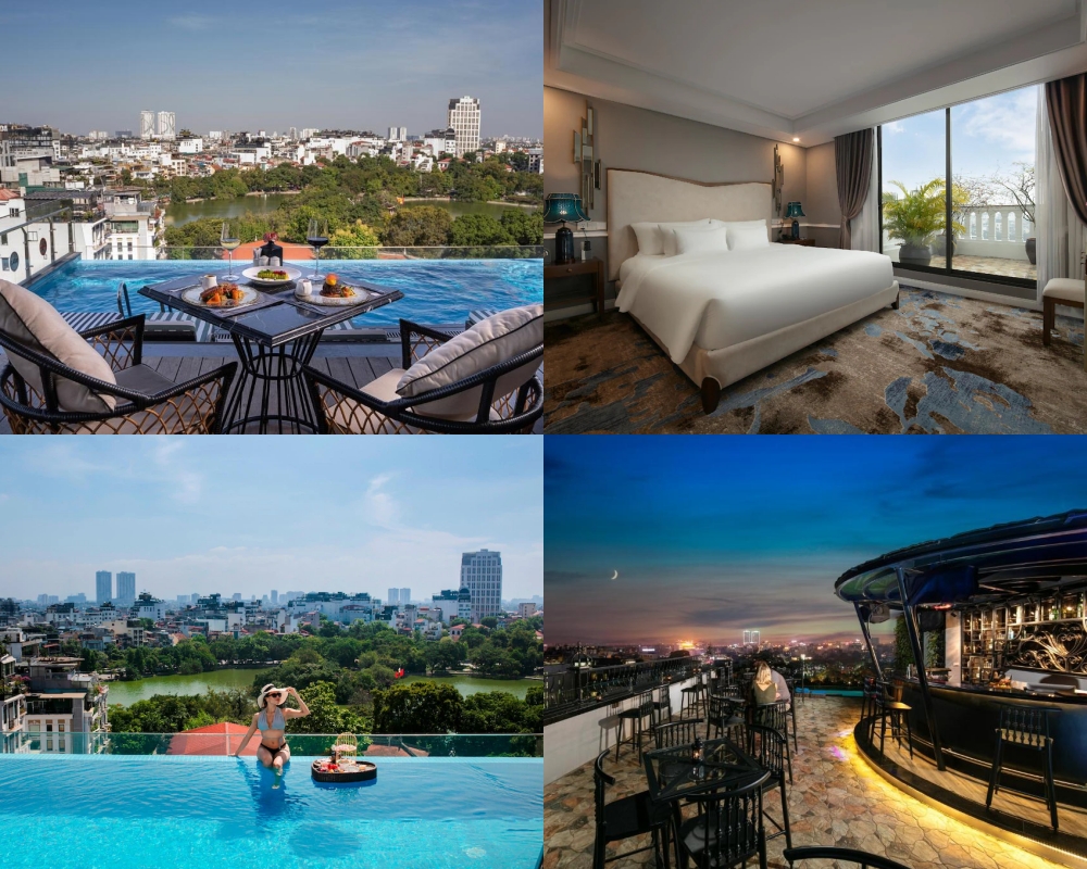 河內住宿推薦示意圖 