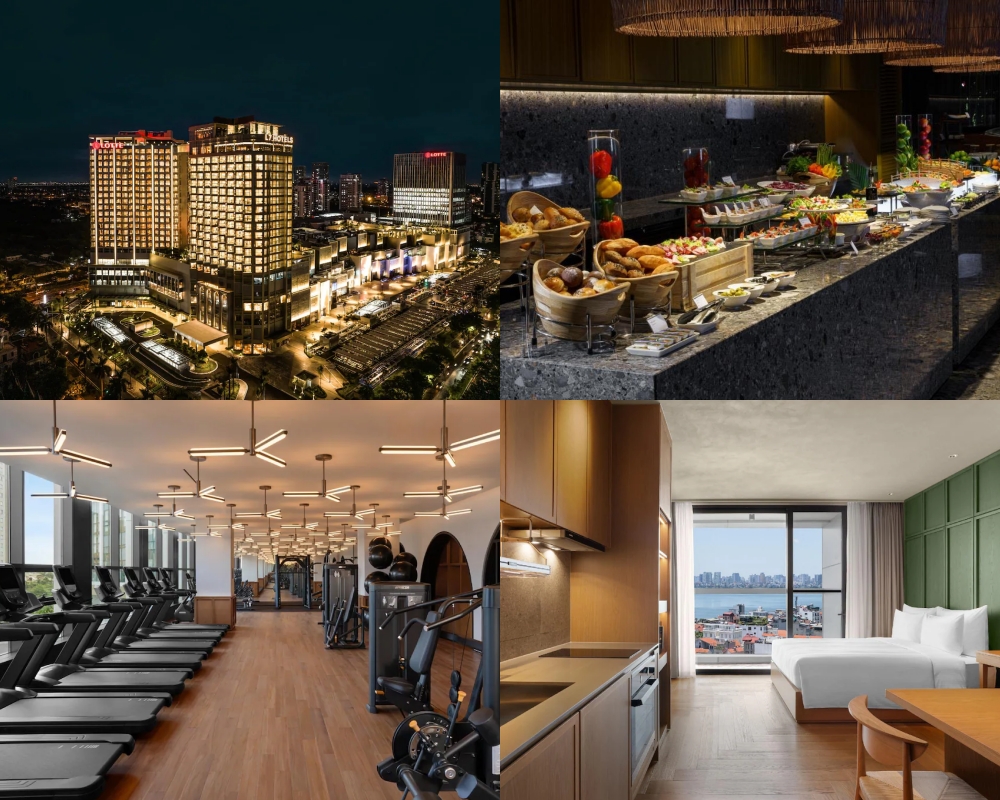 河內住宿推薦示意圖 